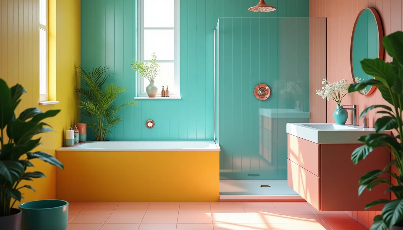 Salle de bain  la peinture parfaite contre l'humidité et les moisissures